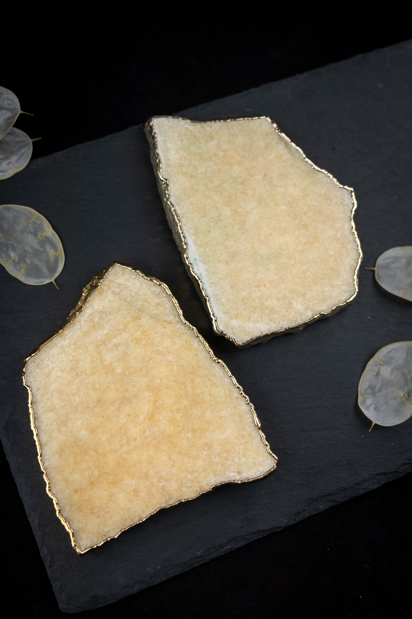 Orange Calcite Slice