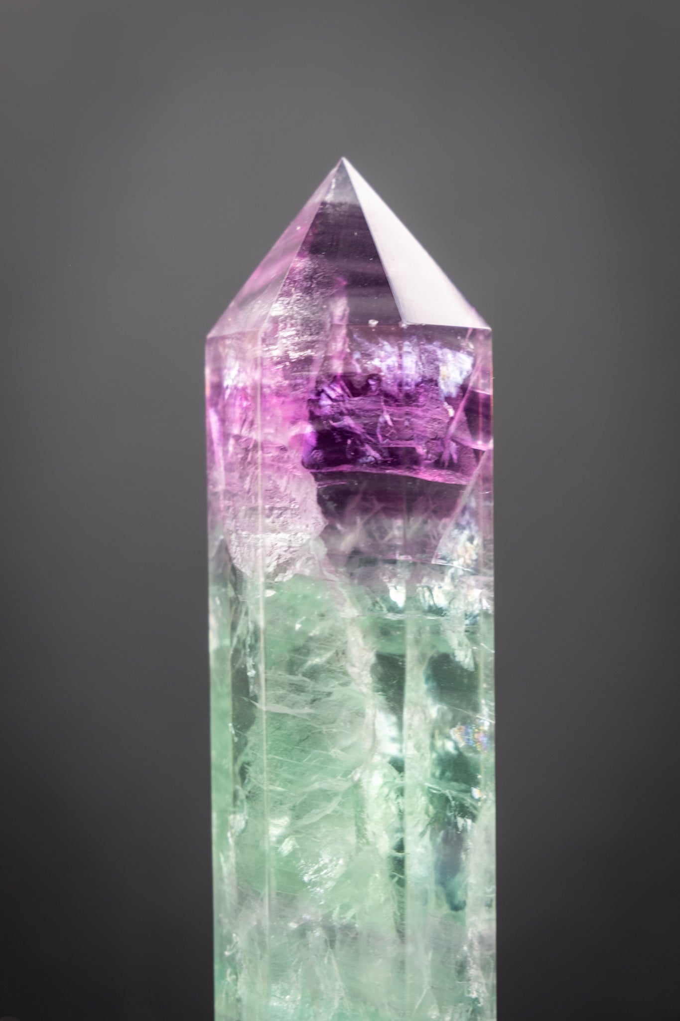 Rainbow Fluorite Point