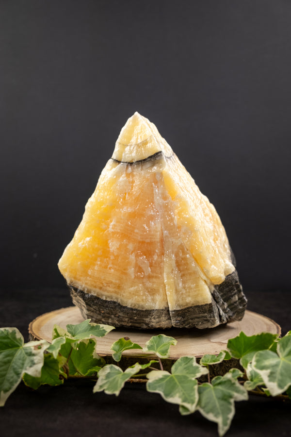 Zebra Calcite Raw Crystal Specimen, Rare Healing Stone for Grounding, Balance, Emotional Strength and Spiritual Protection