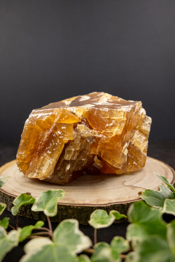 Large Honey Citrine Calcite Gemstone, Golden Calcite Healing Crystal, Manifestation and Confidence Stone, High Quality Honey Calcite