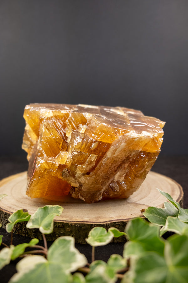 Large Honey Citrine Calcite Gemstone, Golden Calcite Healing Crystal, Manifestation and Confidence Stone, High Quality Honey Calcite