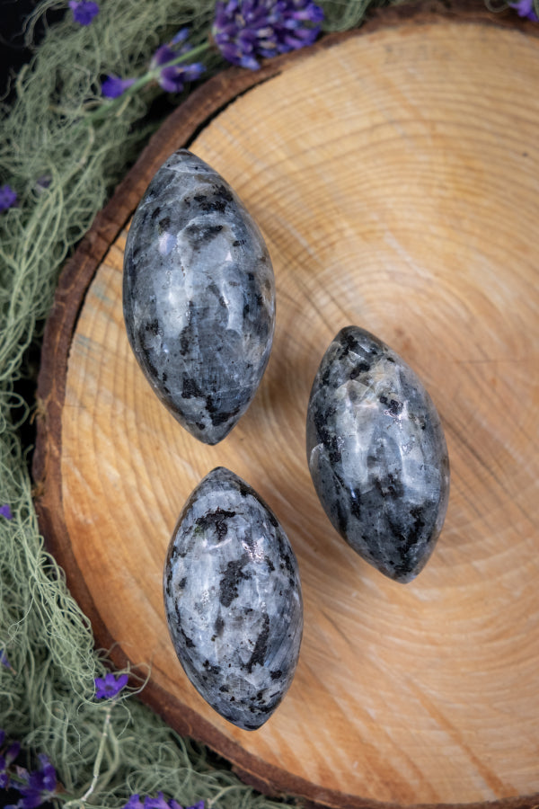 Larvikite Crystal Sphere for Grounding, Protection, Focus, Intuition and Inner Strength, Polished Gemstone Orb, Magic Norwegian Stone