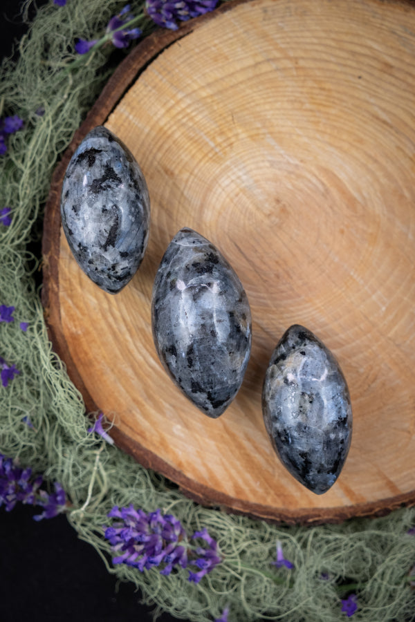 Larvikite Crystal Sphere for Grounding, Protection, Focus, Intuition and Inner Strength, Polished Gemstone Orb, Magic Norwegian Stone