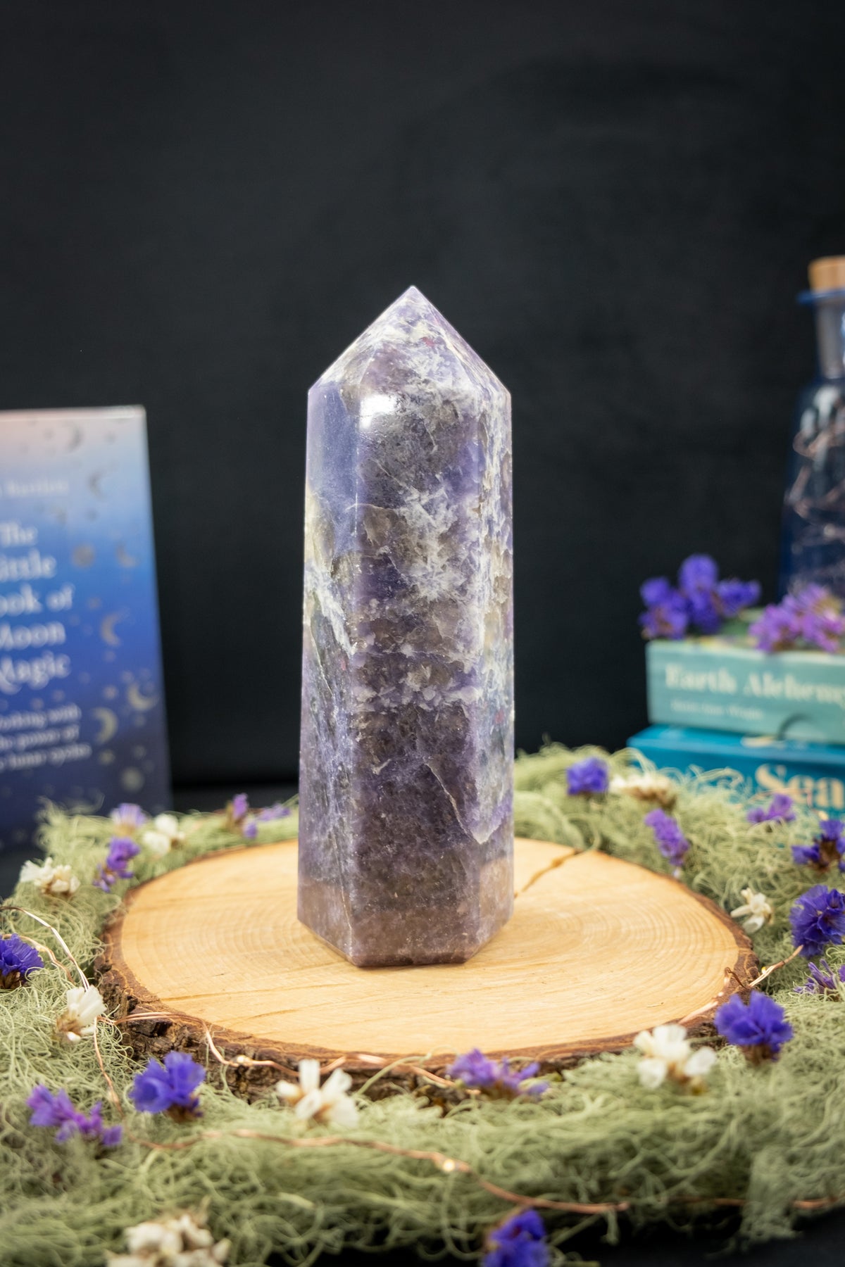 Lepidolite Point