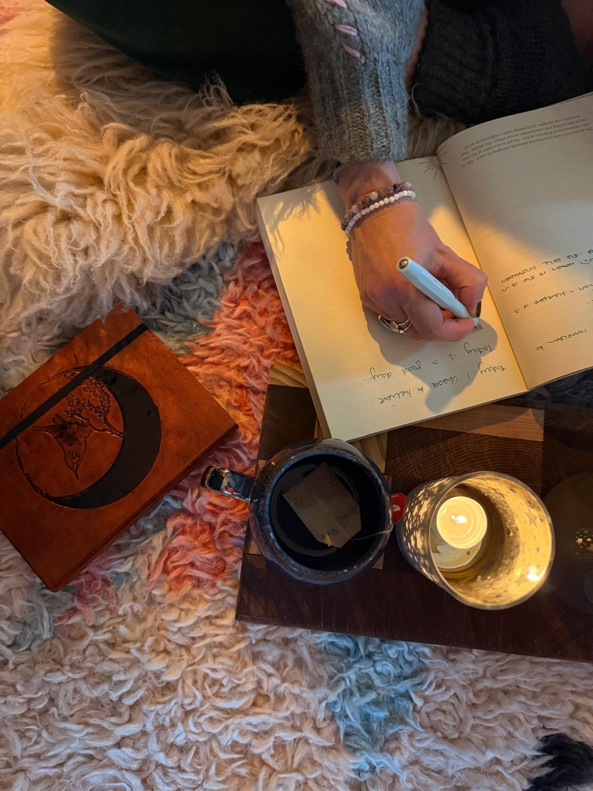 Mandala Leather Journal