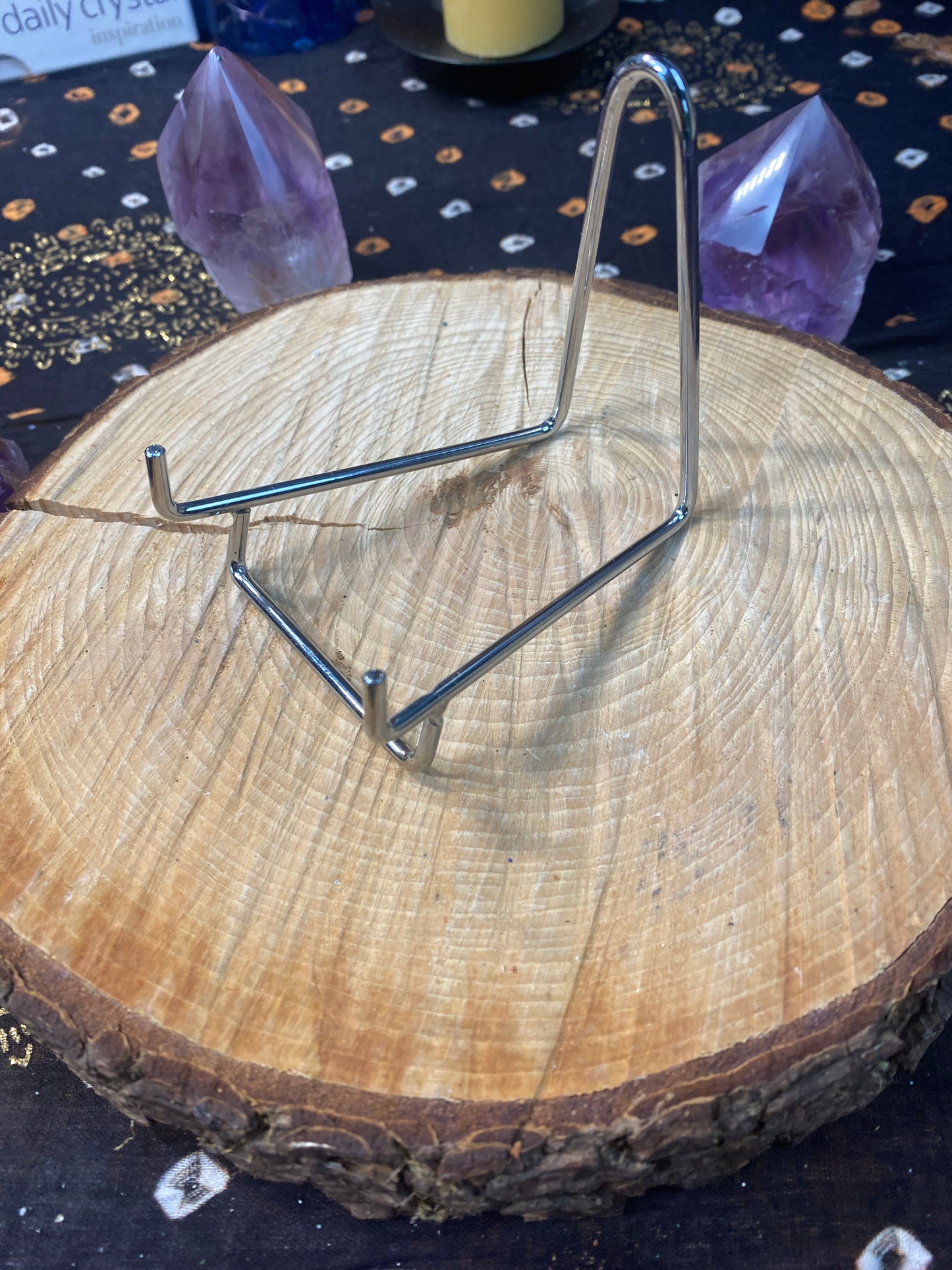 Metal Display Stand (large) – Discrete Support for Crystals