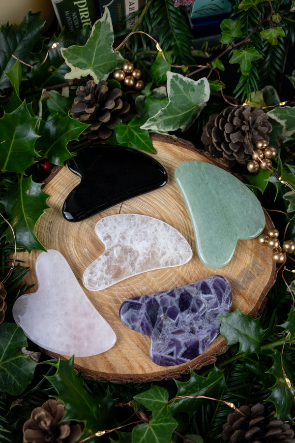 Quartz Gua Sha Comb