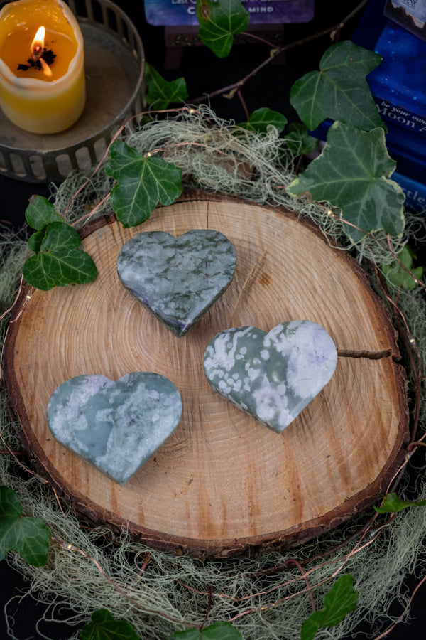 Bolivianite Heart, Bolivianite Jade, Rare Crystal Heart, Soothing Gemstone, Emotional Healing Stone, Grief Support, Transformation Crystal