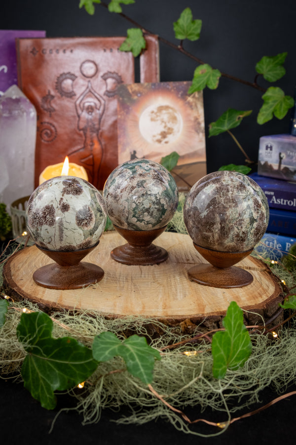 Sakura Agate, Cherry Blossom Agate, Flower Agate, Crystal Sphere, New Beginnings, Transformation