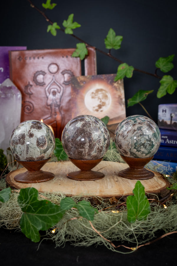 Sakura Agate, Cherry Blossom Agate, Flower Agate, Crystal Sphere, New Beginnings, Transformation