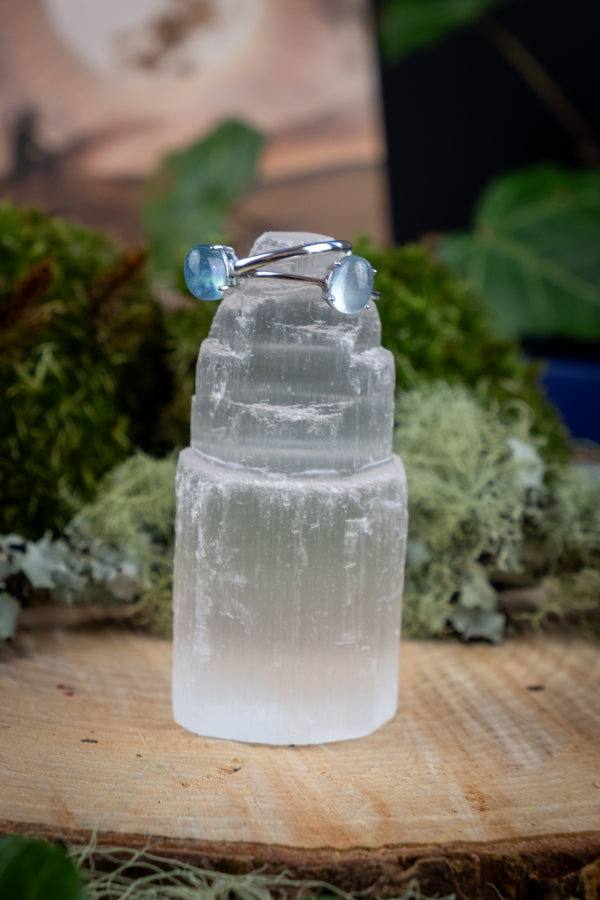 Selenite Mini Tower, High Vibration Crystal, Cleansing & Charging, Crown Chakra, Energy Clearing, Spiritual Protection, Meditation Stone