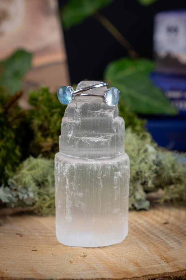 Selenite Mini Tower, High Vibration Crystal, Cleansing & Charging, Crown Chakra, Energy Clearing, Spiritual Protection, Meditation Stone