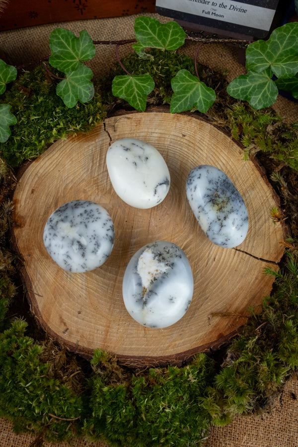 Merlinite Crystal Palms, Magical Merlinite, Dendritic Opal, Clairvoyance crystals, Crystal of magic.