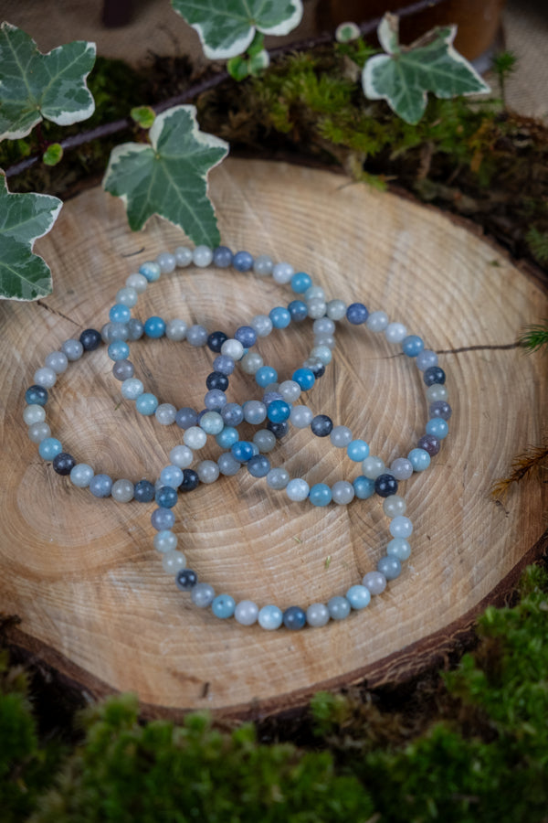 Trolleite Crystal Bracelet, High Vibration Stone for Intuition, Meditation & Manifestation, Calming Energy Stone, Spiritual Growth.