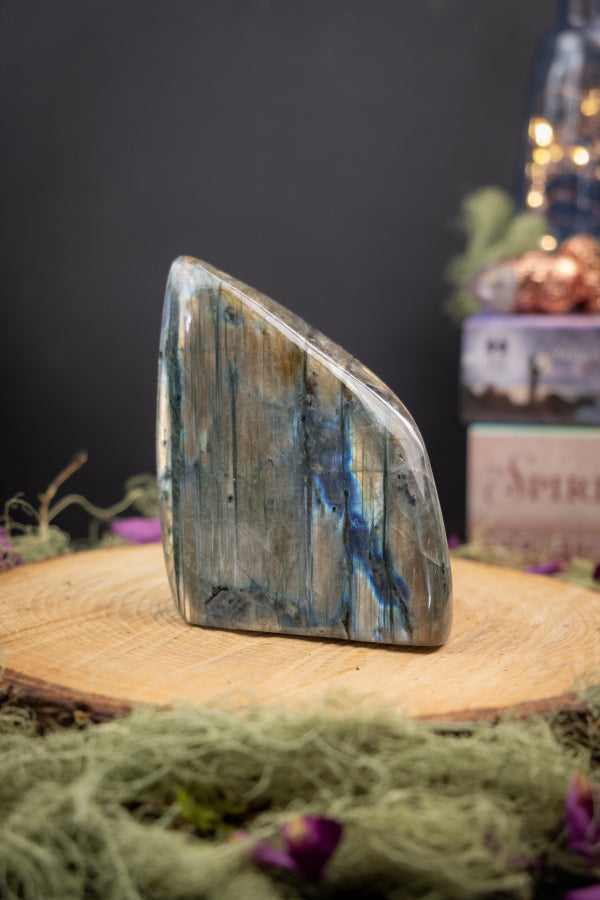 Sunset Labradorite Freeform, Flashy Labradorite Gemstone, Polished Crystal, Transformation Stone, Spiritual Protection, Chakra Healing