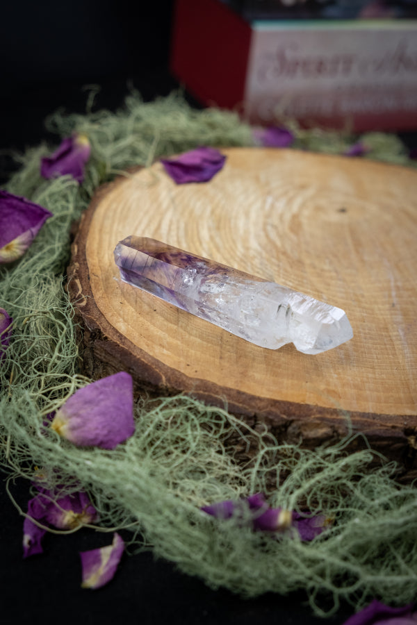 Michelle - Private Order - Streep Mine Amethyst with Phantoms and Crystal Key