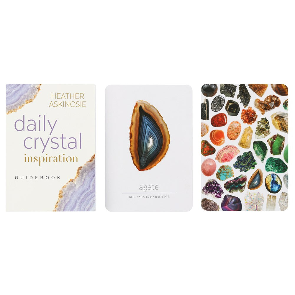 Daily Crystal Inspiration Oracle Card Deck, a 52-Card Oracle Deck for Finding Health, Wealth, and Balance.