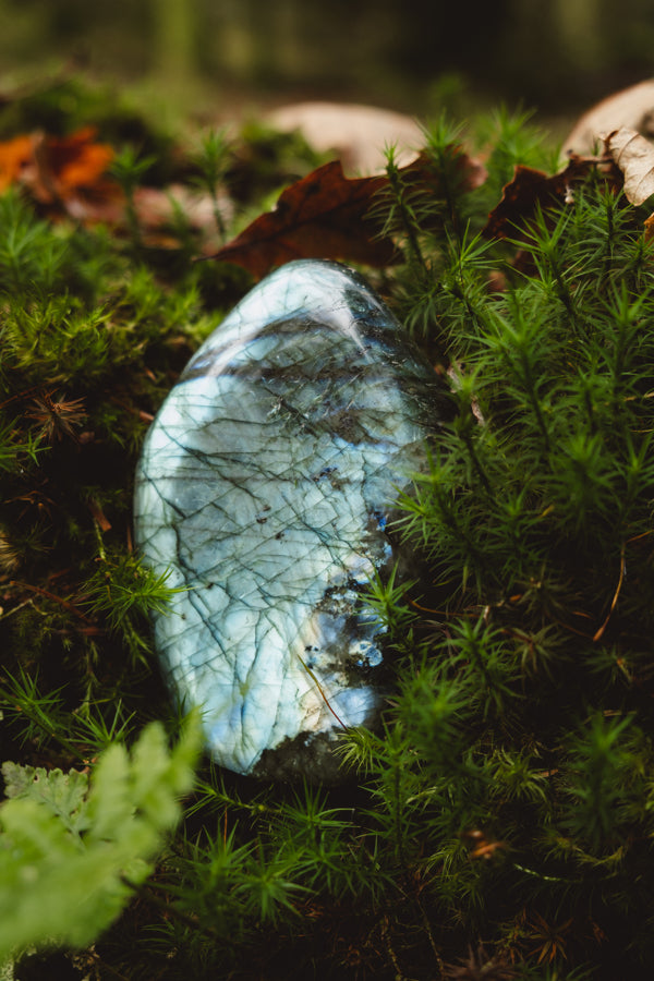 Labradorite Crystal freeform, Crystal for intuition, Spiritual gift, Akashic records, Psychic crystal, Protection stone. A stone of magic.