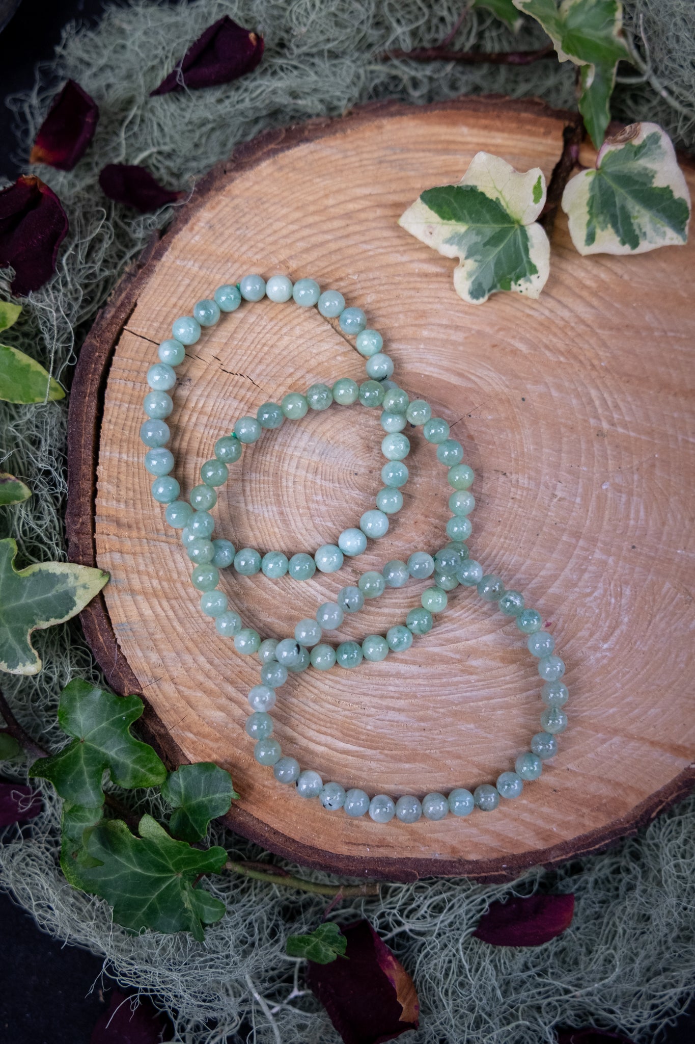 Green Kyanite Bracelet, 6mm Bead, Crystal Stone for Heart Healing & Alignment, Ethically Sourced from Brazil