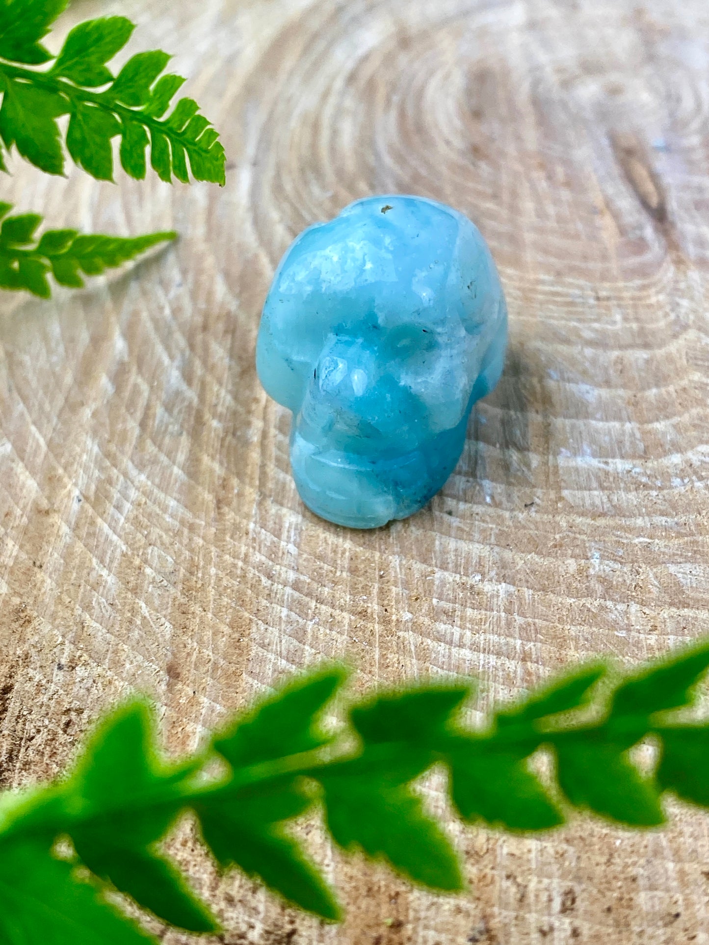 Crystal Skulls, Goddess Quartz and Amazonite, Healing gemstone, Samhain and Halloween crystal, Carved Crystal