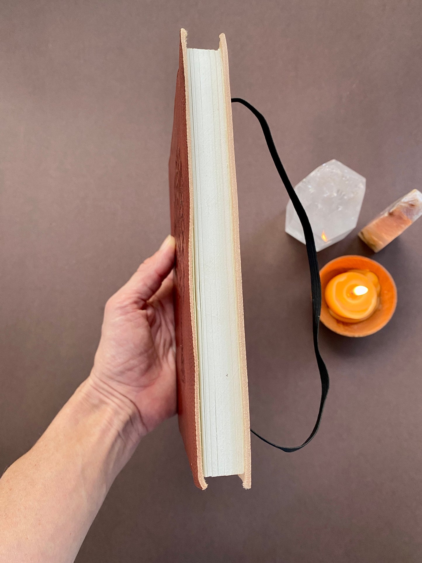 Tree of life journal. Leather, vegetable tanned, handmade, notebook,