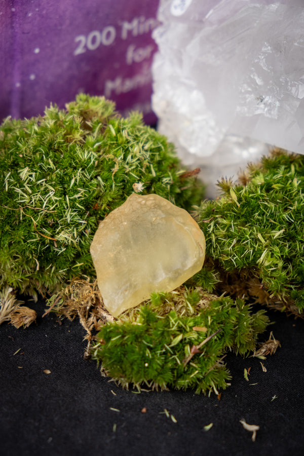 Yellow crystals