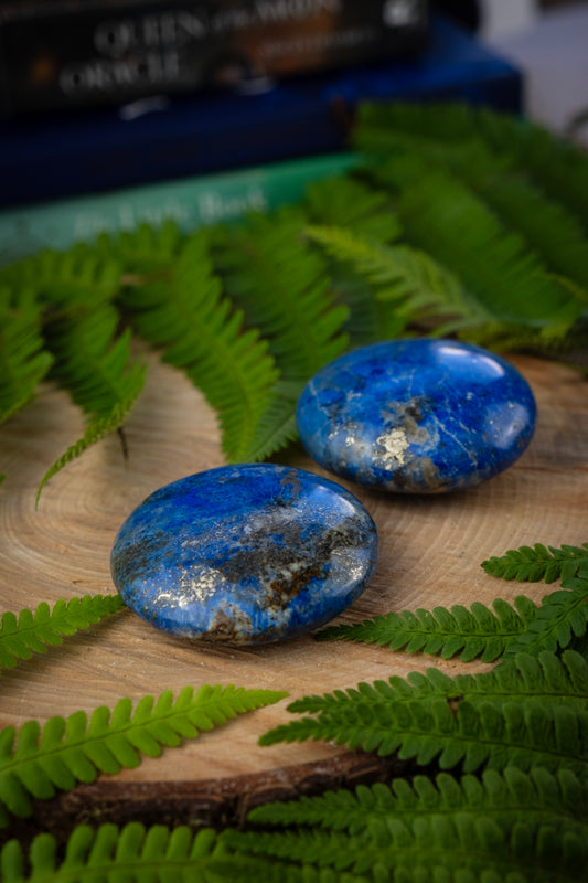 Lapis Lazuli Crystal Palm stone, Royal Lapis, Madani Lapis, A+ Grade