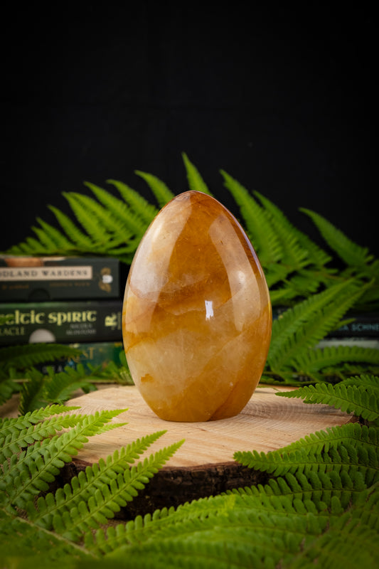 Golden Healer Quartz Crystal Large Freeform, Sun energy, Master Healer, Ethically sourced from Madagascar, AAA+ grade.