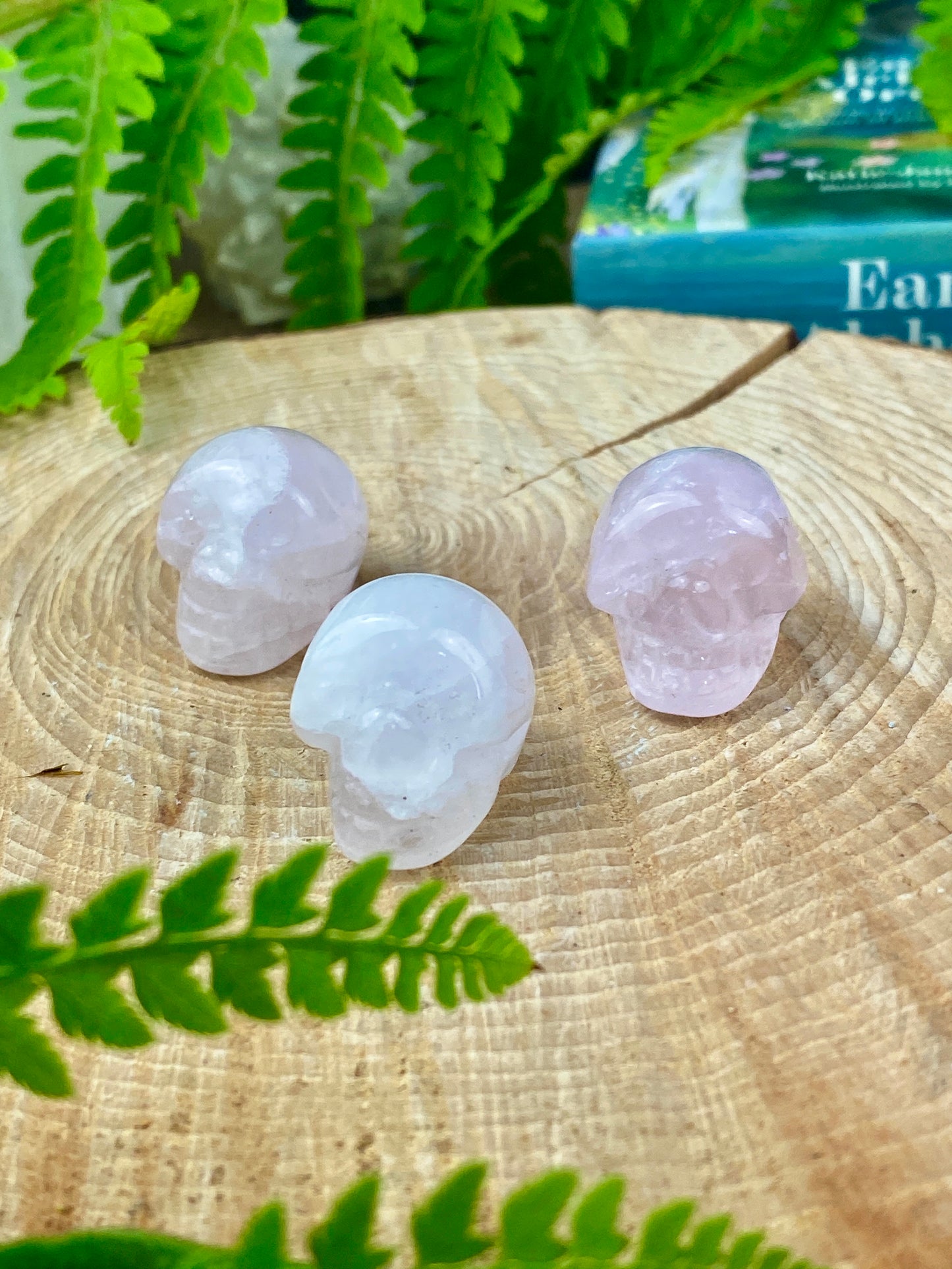 Rose Quartz Crystal Skull, Hand Carved Crystal, Crystal for wisdom and knowledge