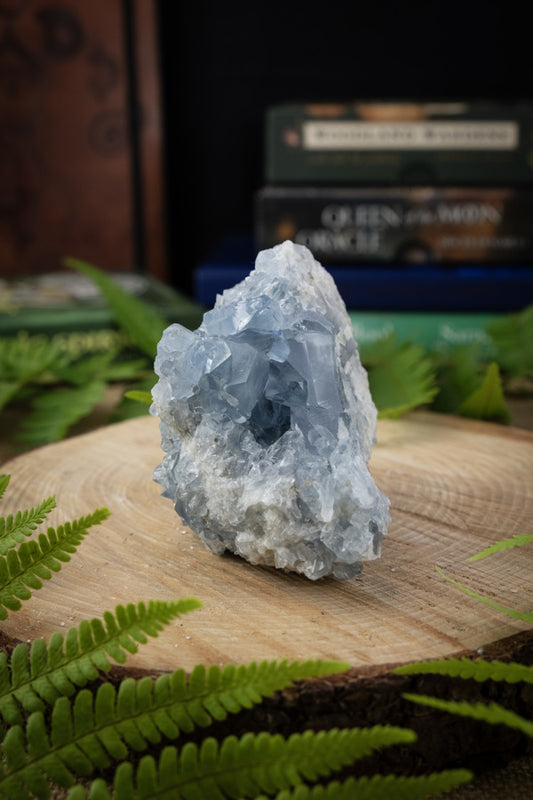 Celestite crystal cluster, Crystal for peace, Angel crystal