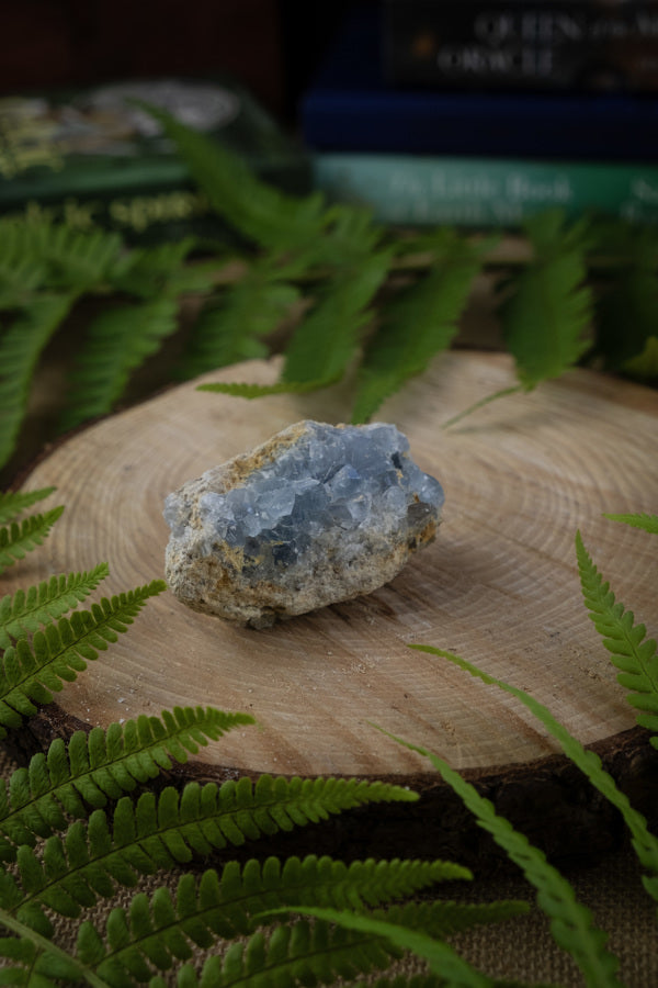 Celestite crystal, Celestite cluster, Small crystal geode, AAA grade, Crystal for calm, Healing crystal, Crystal for peace, Angel crystal.