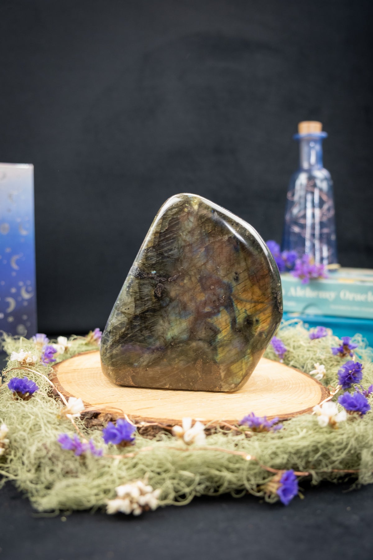 Labradorite Freeform, Double Sided Flash