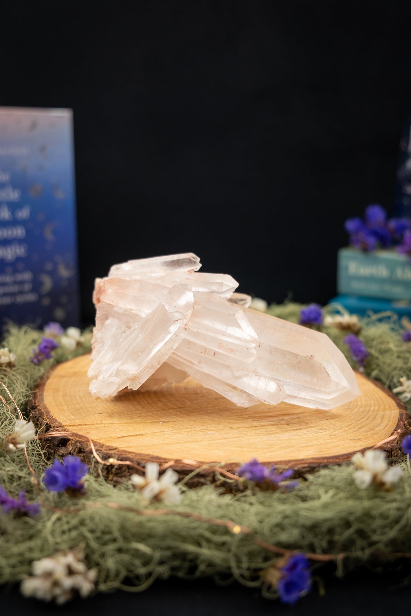 Madagascan Pink Quartz Cluster