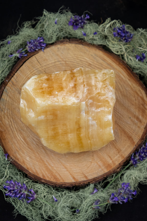 Orange Calcite Raw Stone, Exceptional Quality Healing Crystal, Ethically Sourced Gem for Creativity Joy and Energy Boost