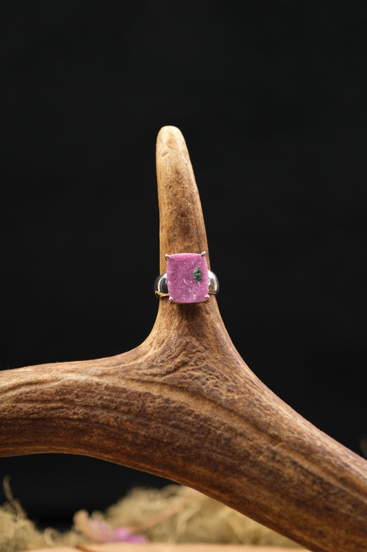 Cobaltoan Calcite Sterling Silver Ring