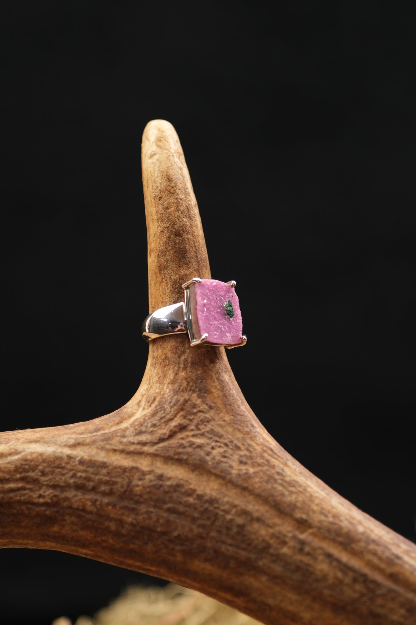 Cobaltoan Calcite Sterling Silver Ring