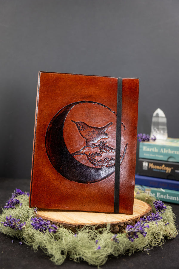 Moon and Earth Journal, Lunar Magic, Earth Wisdom, Wren Spirit, Hawthorn Tree, Crystal Energy, Spiritual Nature Connection