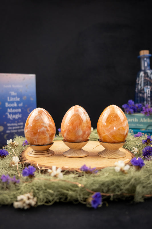 Orange Calcite Egg