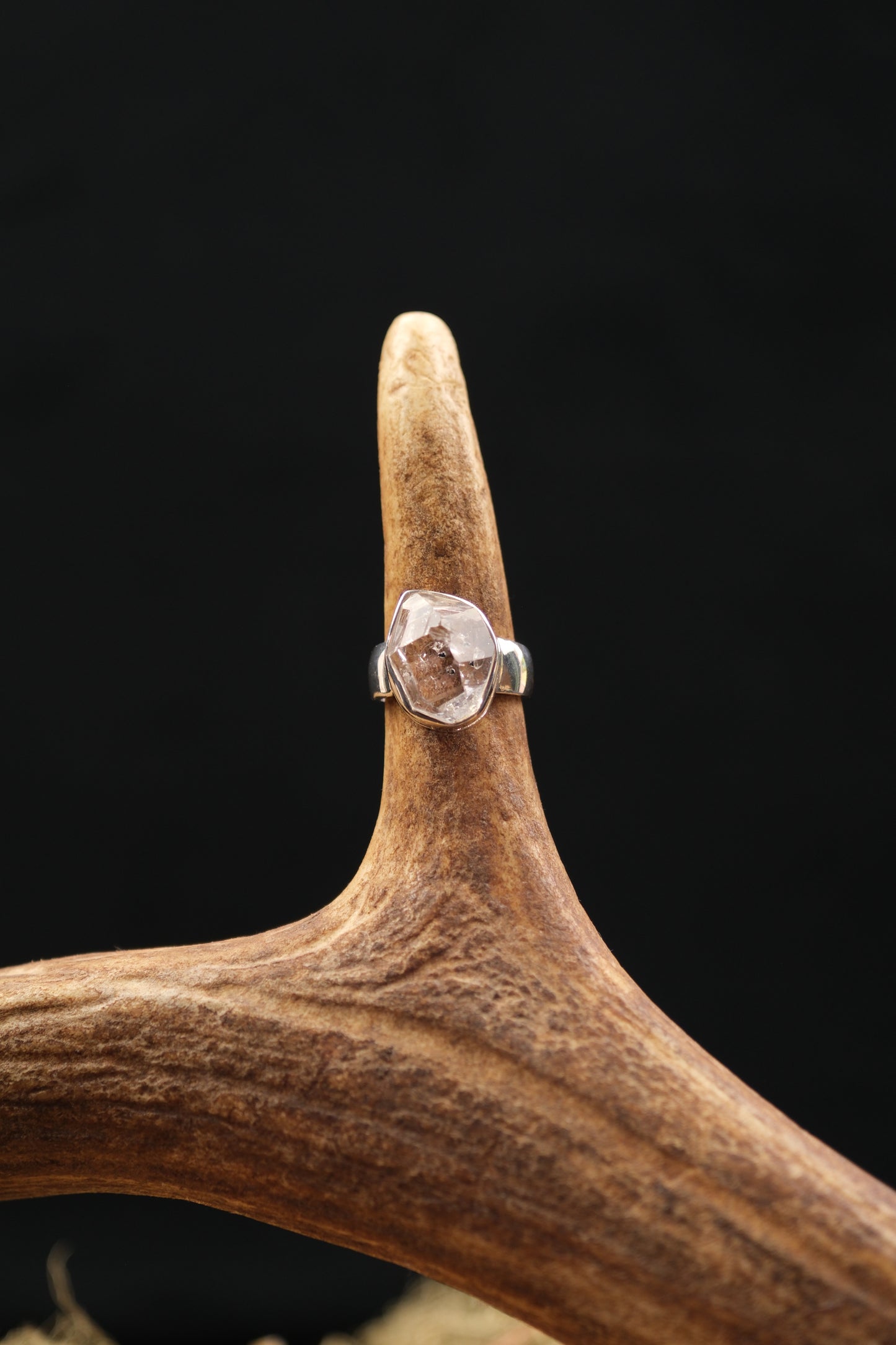 Herkimer Diamond Sterling Silver Ring