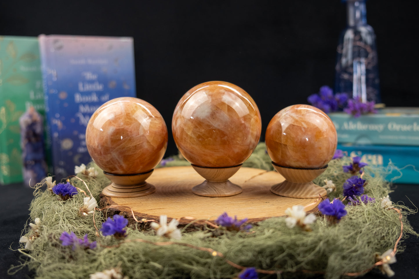 Orange Calcite Sphere