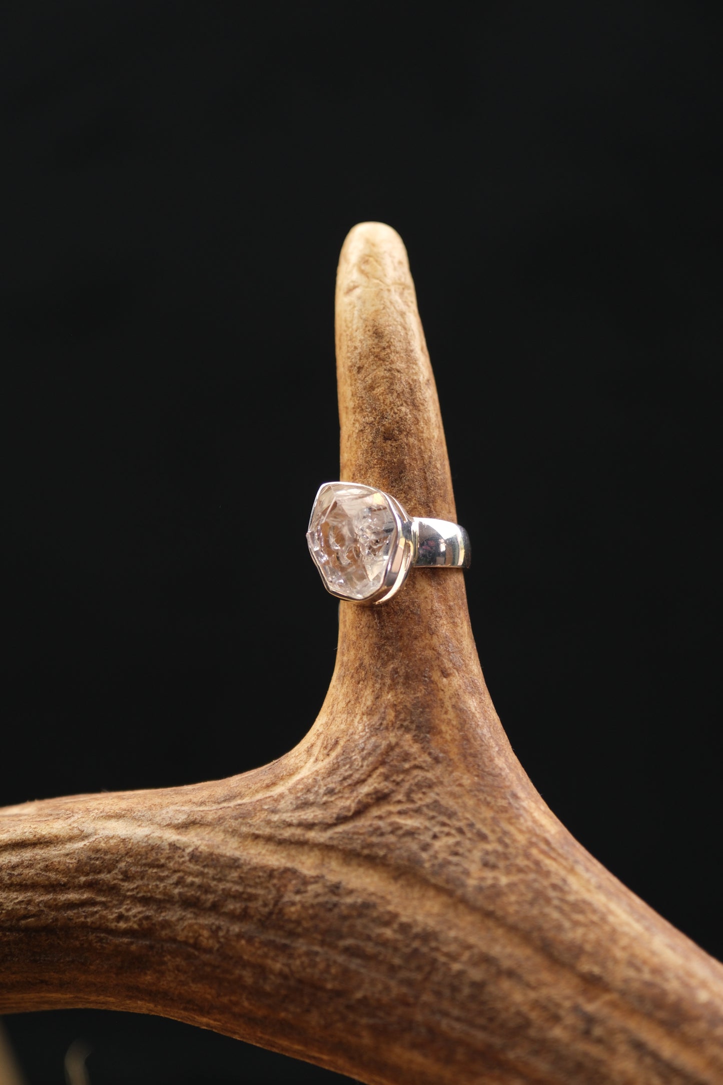 Herkimer Diamond Sterling Silver Ring