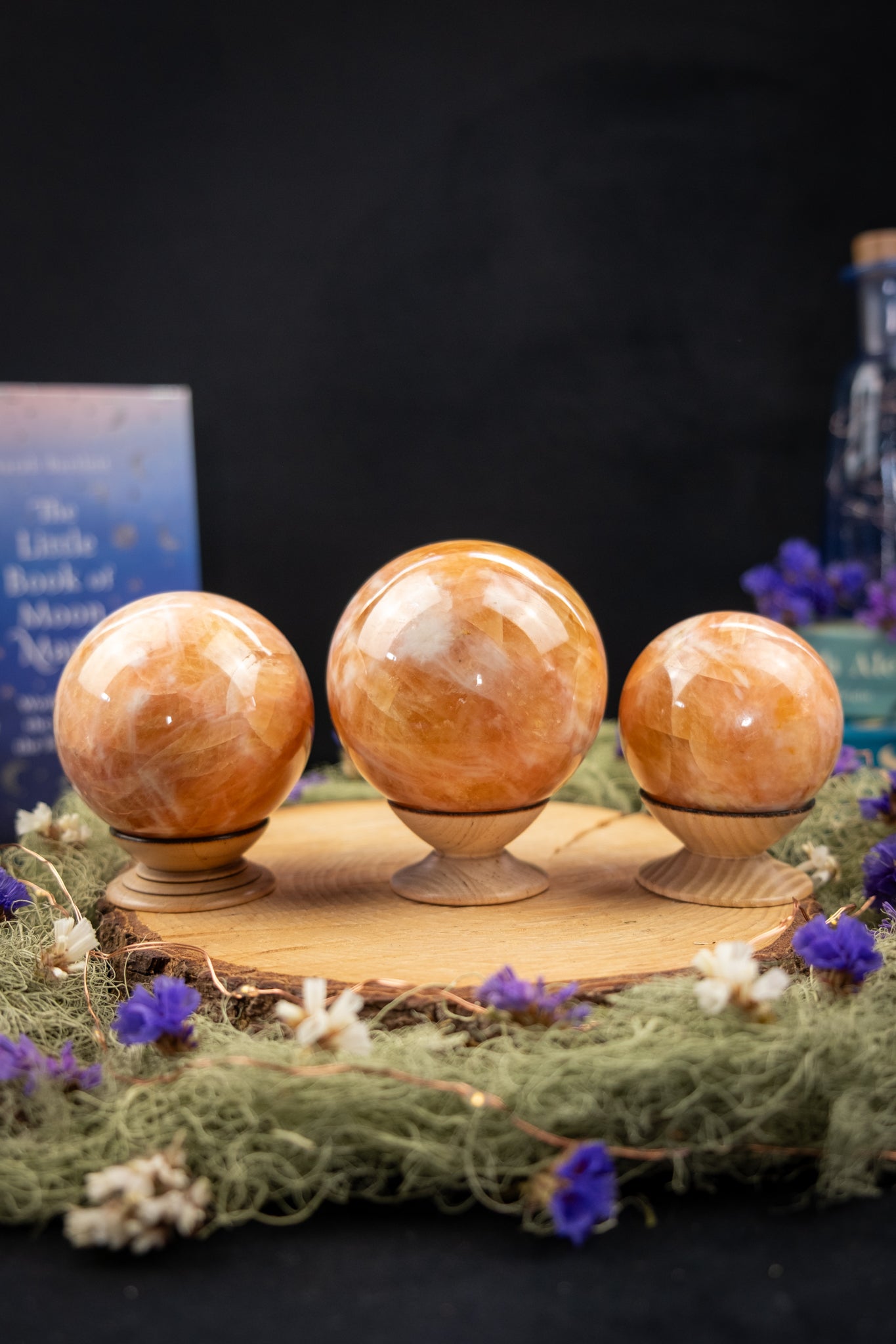 Orange Calcite Sphere