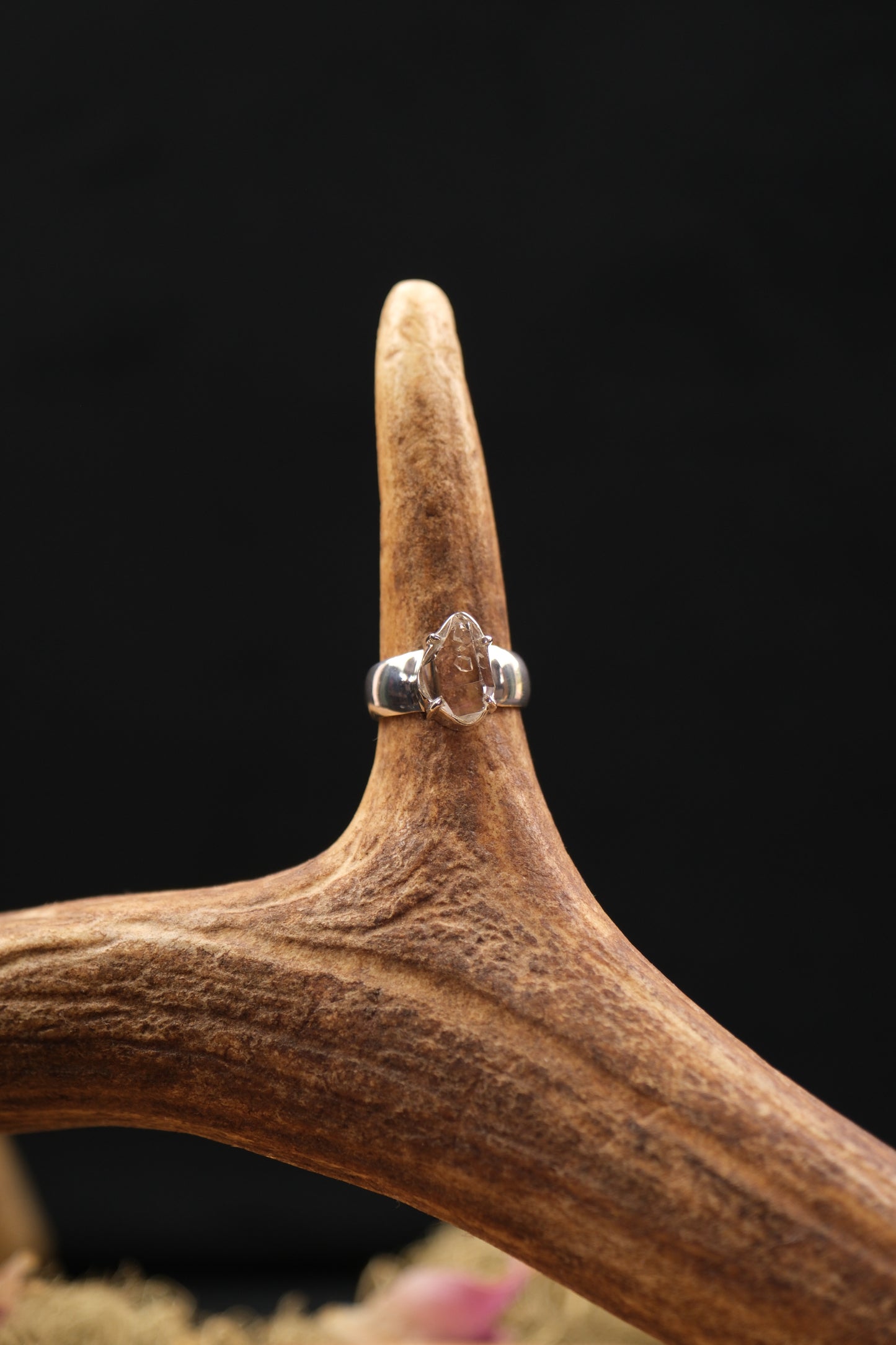 Herkimer Diamond Sterling Silver Ring