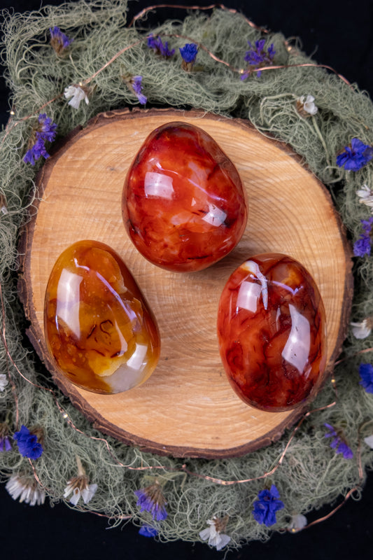 Carnelian Hand Polished Stones