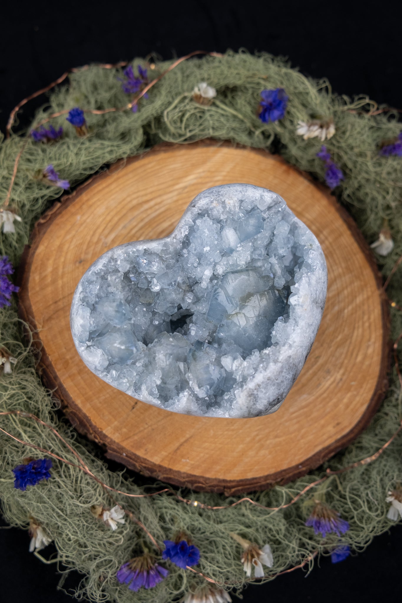 Celestite Heart