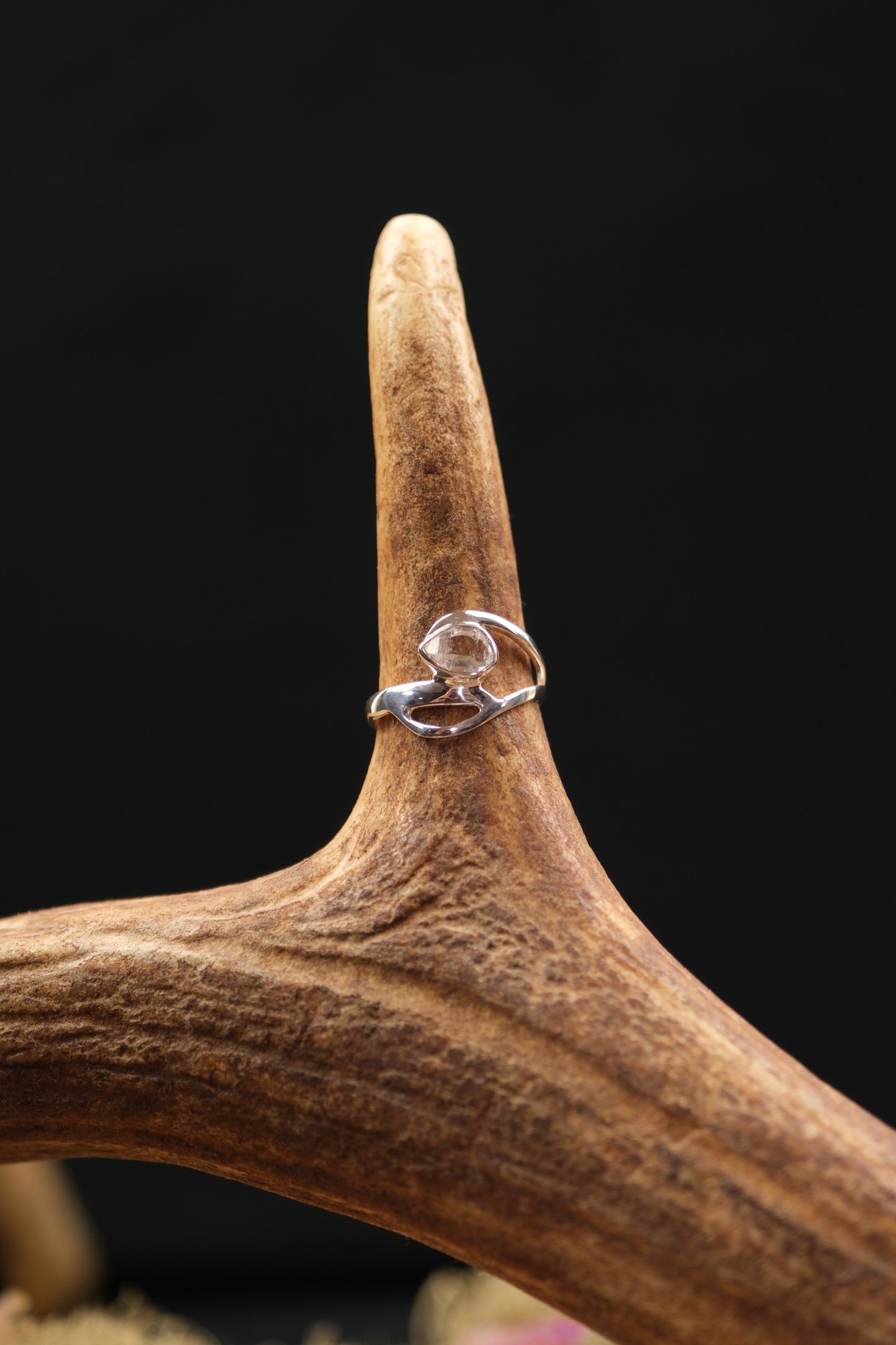 Herkimer Diamond Sterling Silver Ring