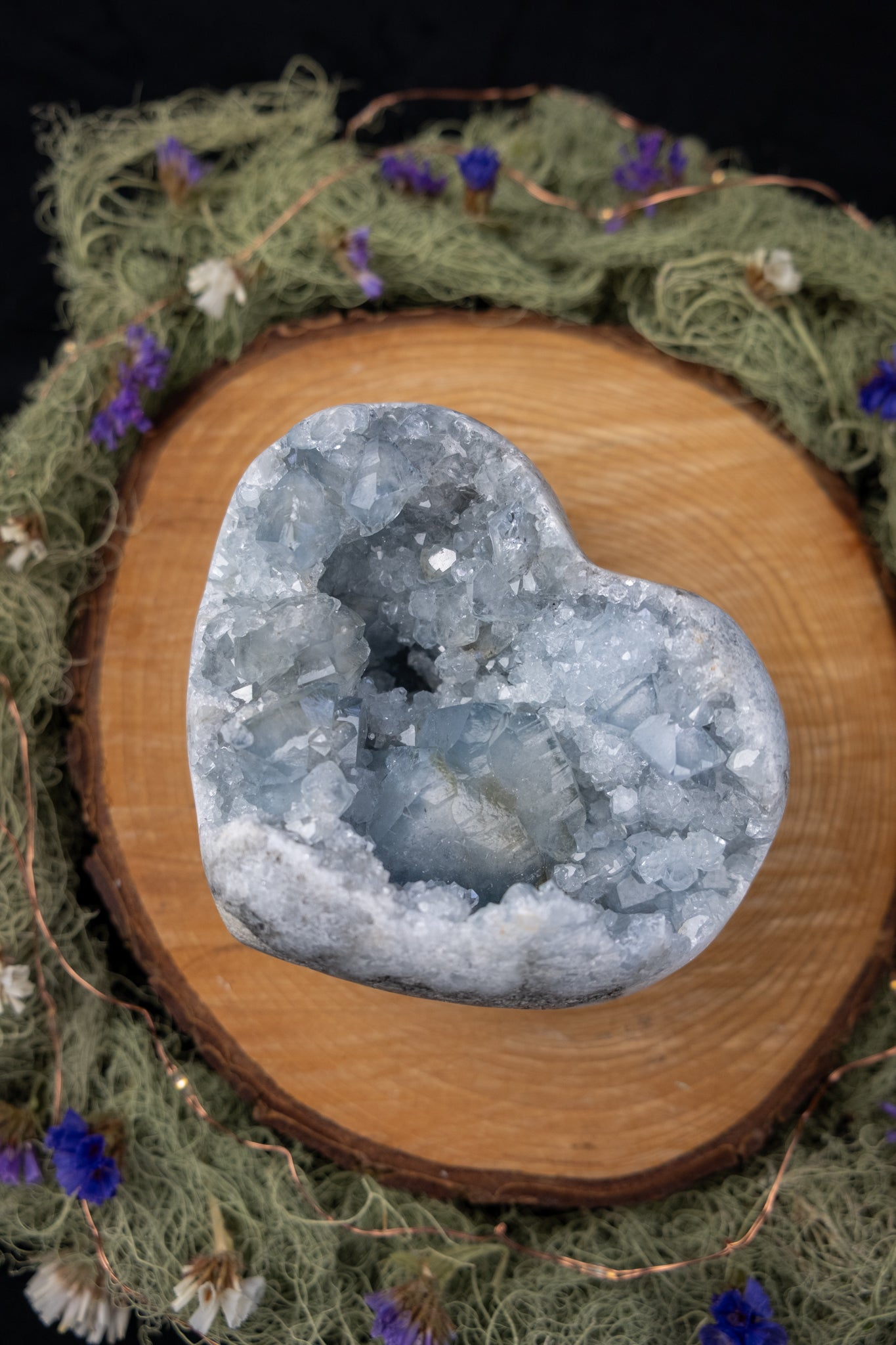 Celestite Heart