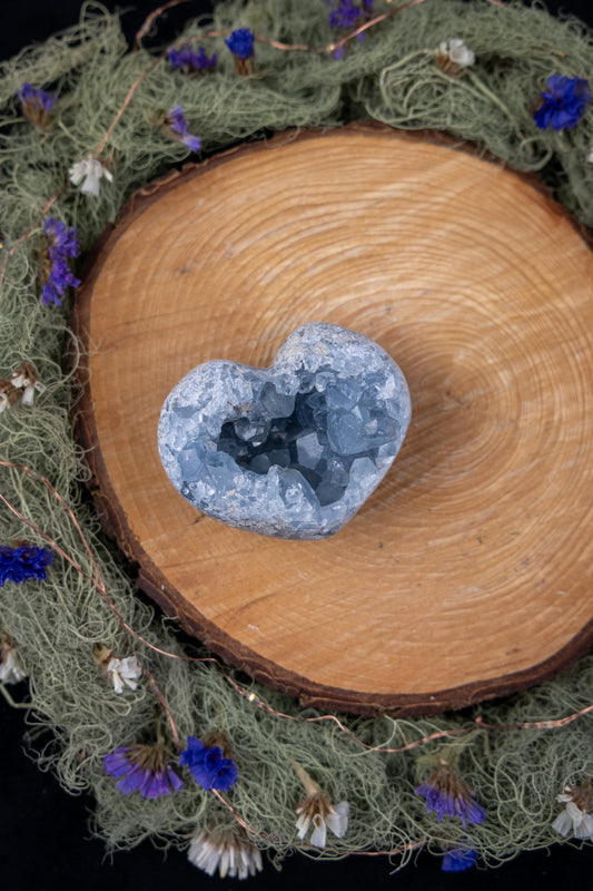 Celestite Heart