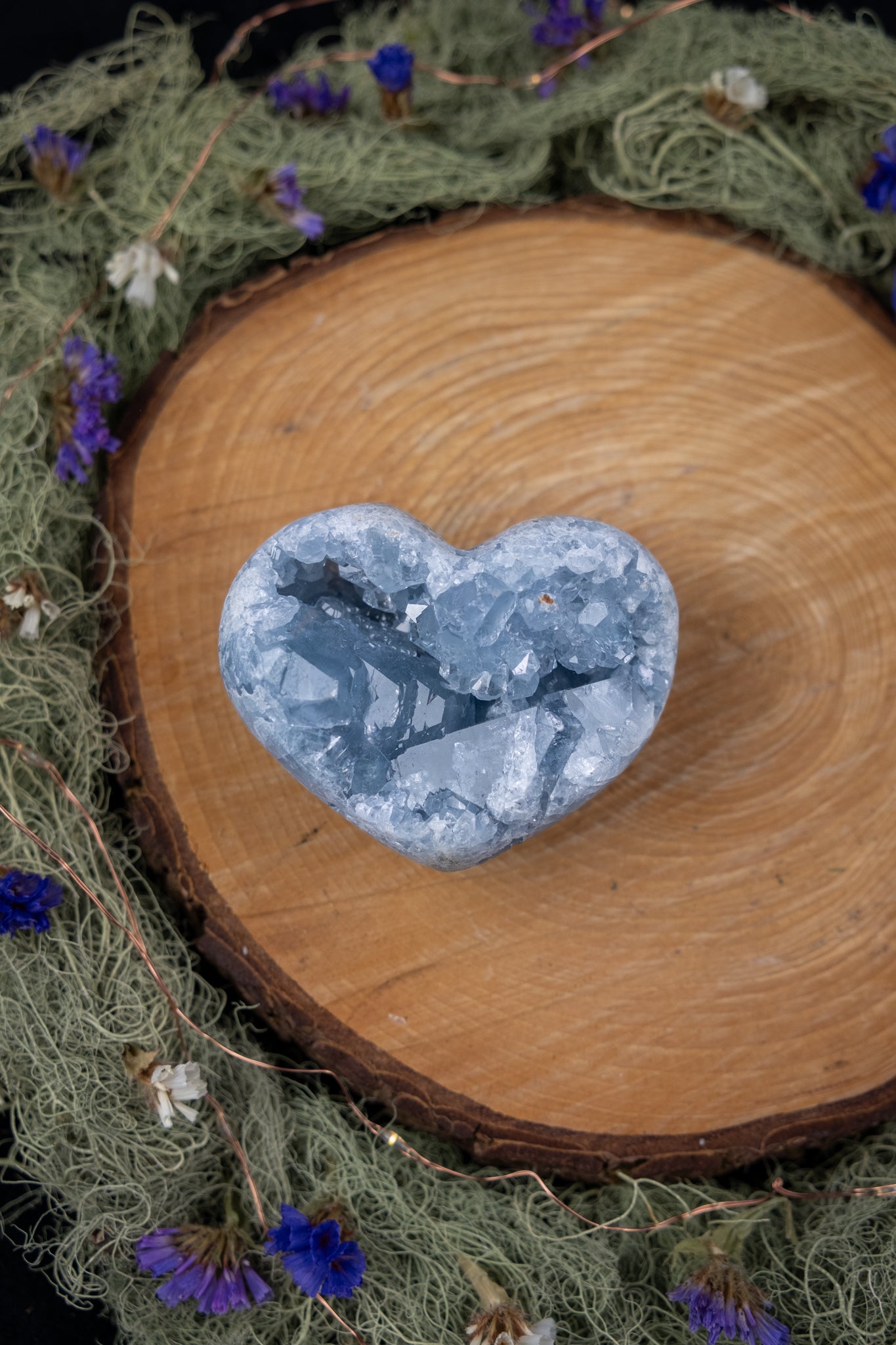 Celestite Heart