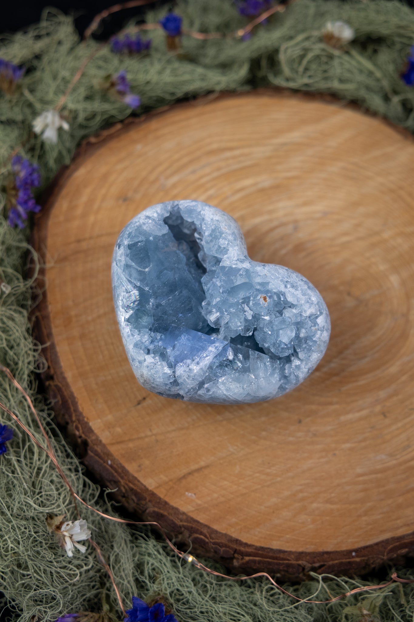 Celestite Heart